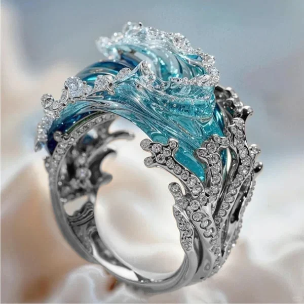 Sérénité - Bague Vœu Océan