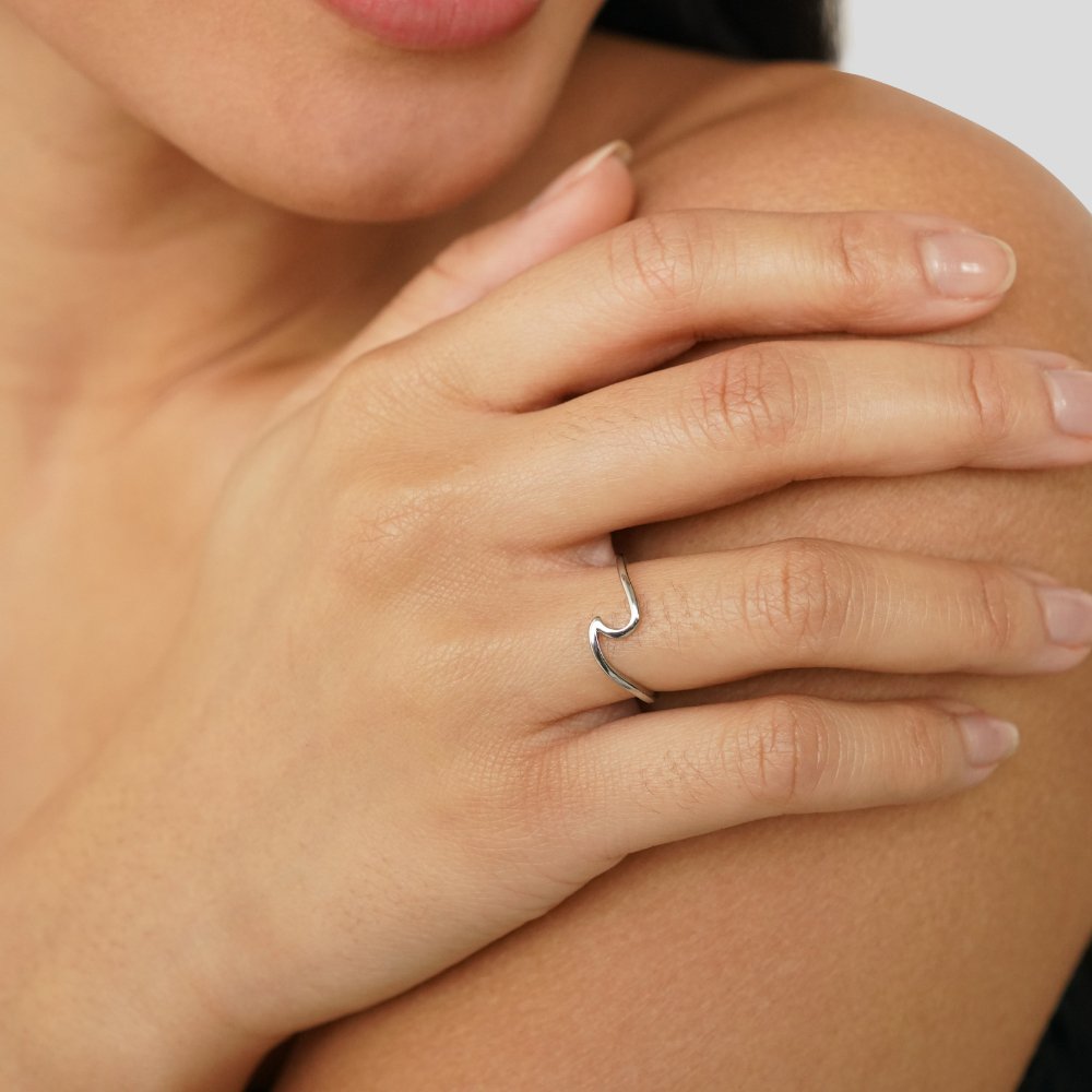 Bague Imari Silver Wave