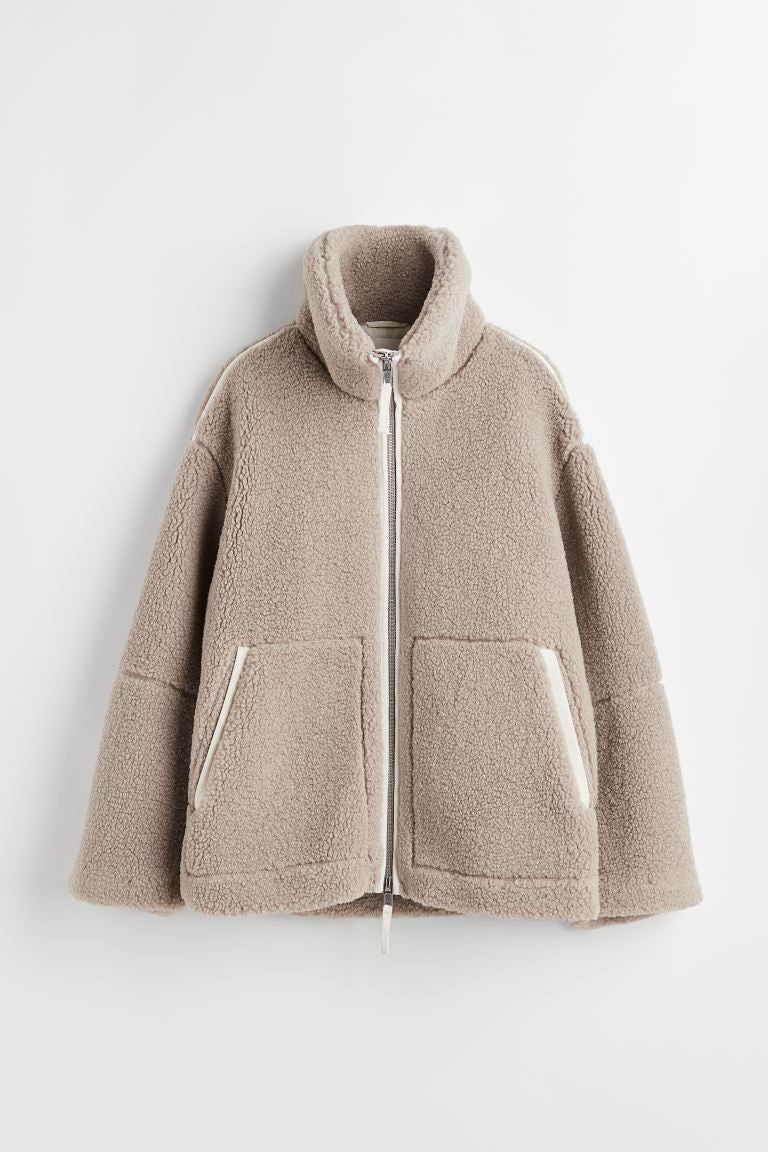 Clydie | Veste Sherpa Douce et Stylée