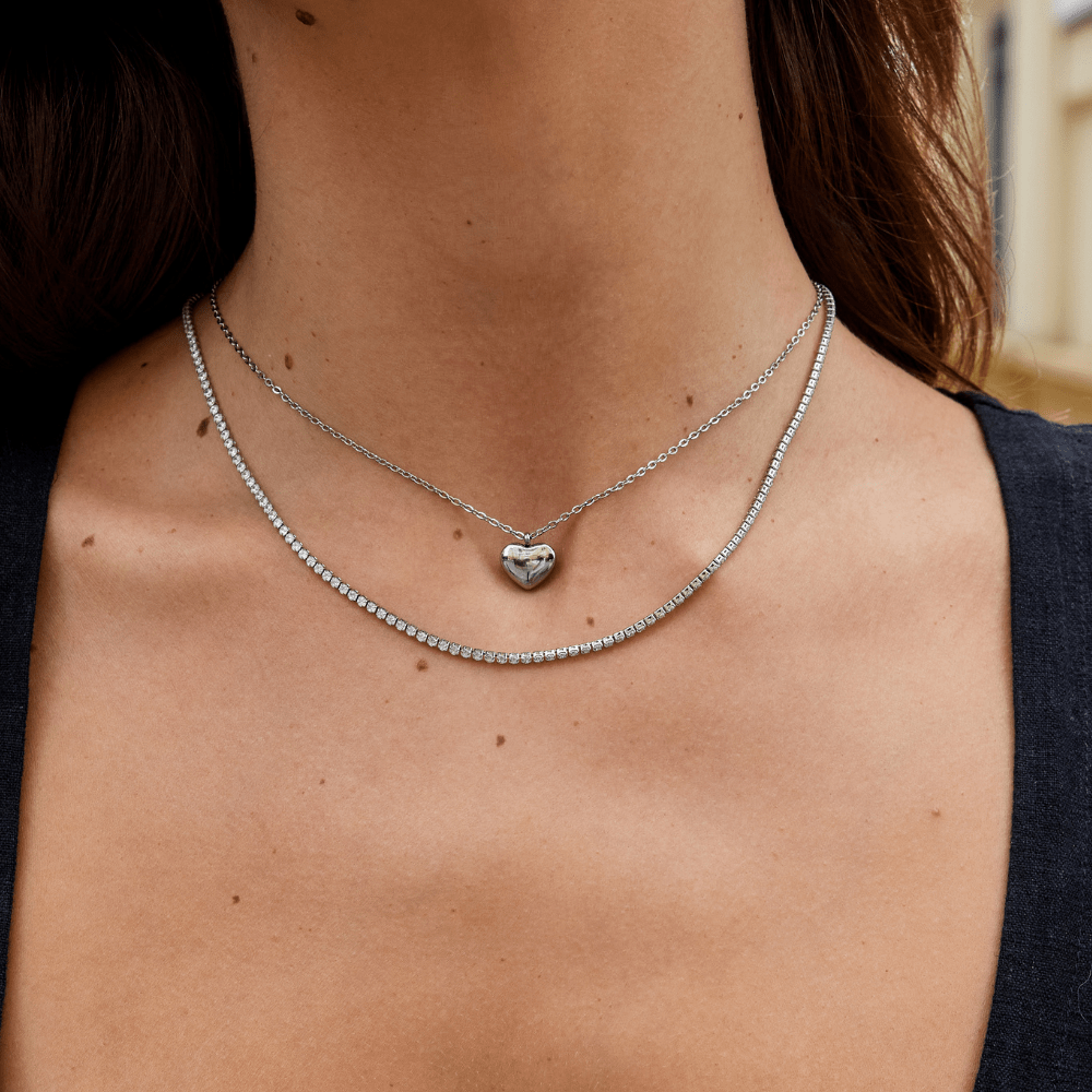 Collier en Cristal Argent Lexi