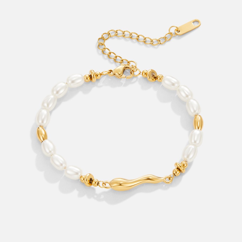 Bracelet en perles d'eau douce Lov