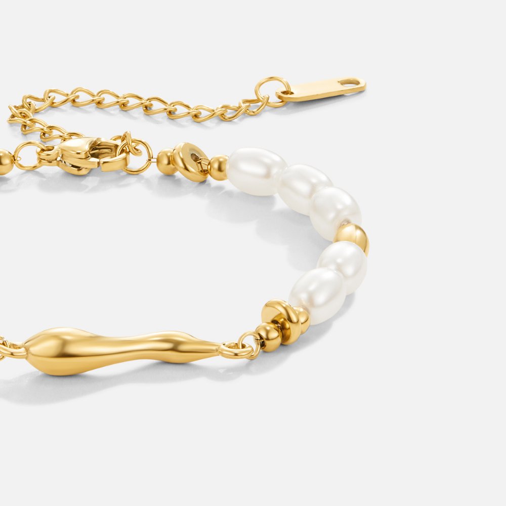 Bracelet en perles d'eau douce Lov