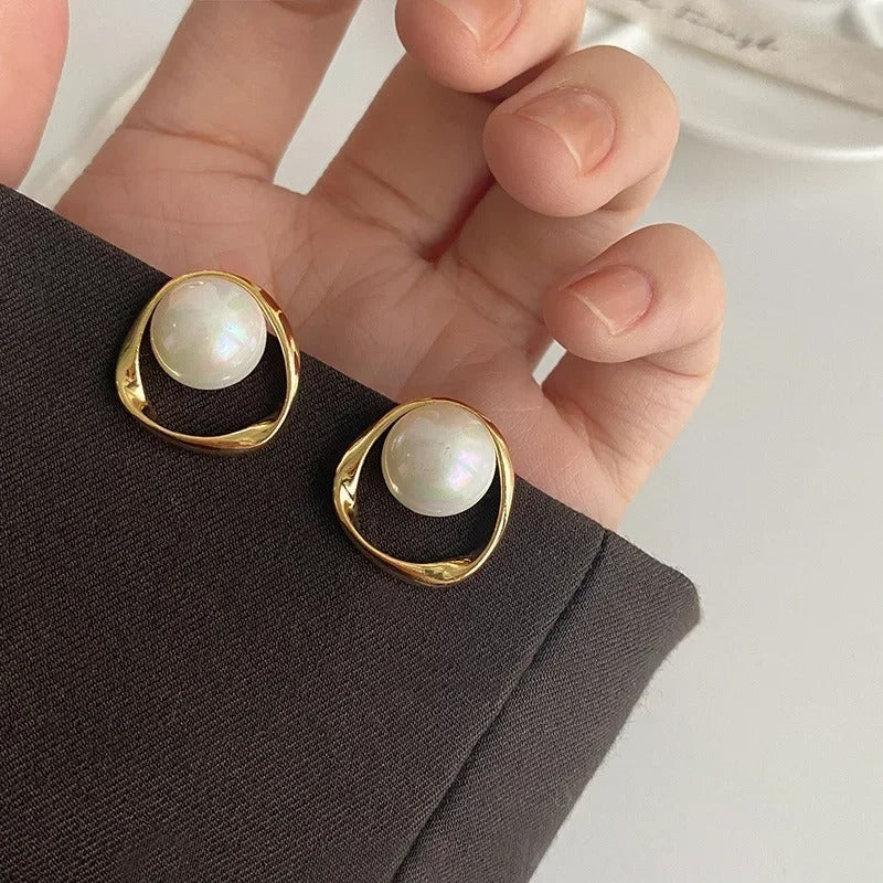 Boucles d'oreilles en perles vintage Emma