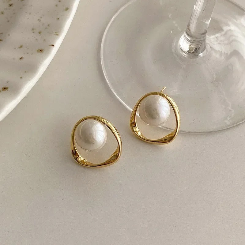 Boucles d'oreilles en perles vintage Emma
