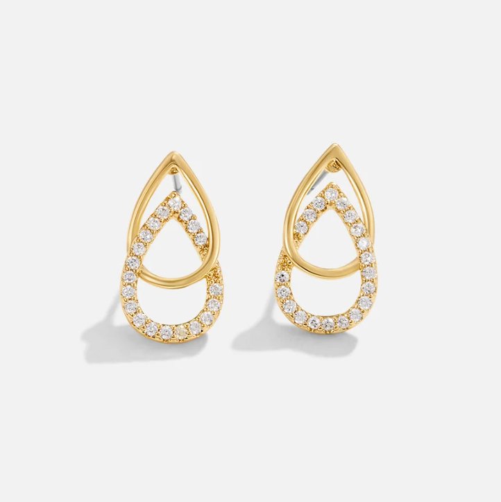 Boucles d'oreilles Lin en forme de goutte