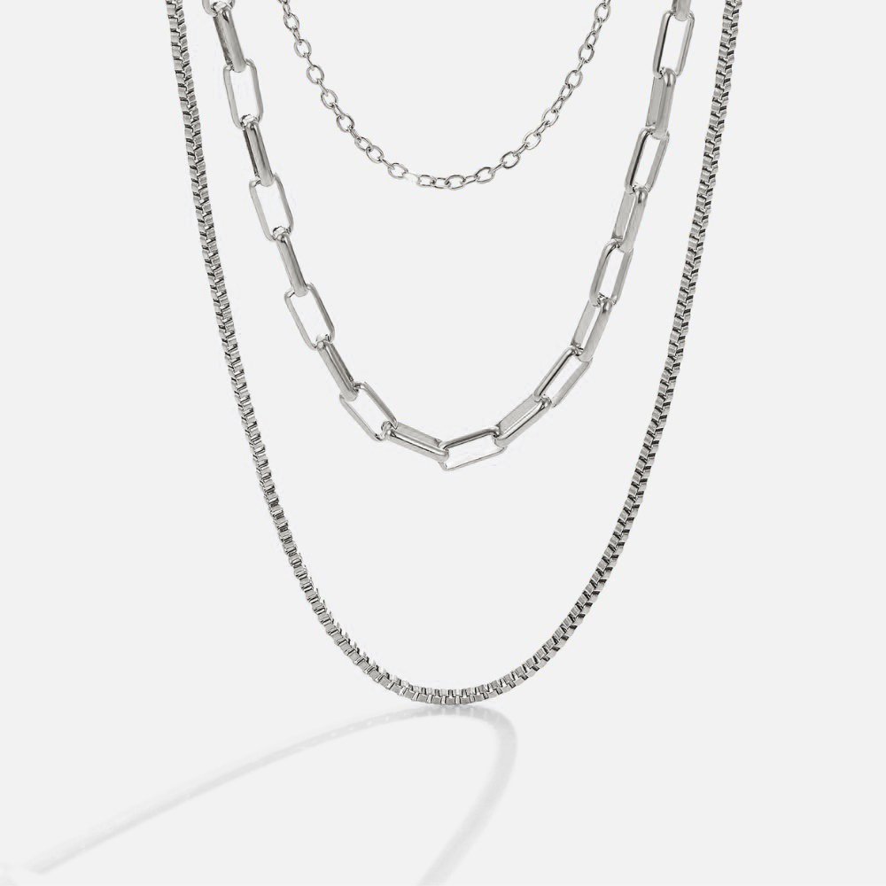 Collier à Chaînes Superposées Miela