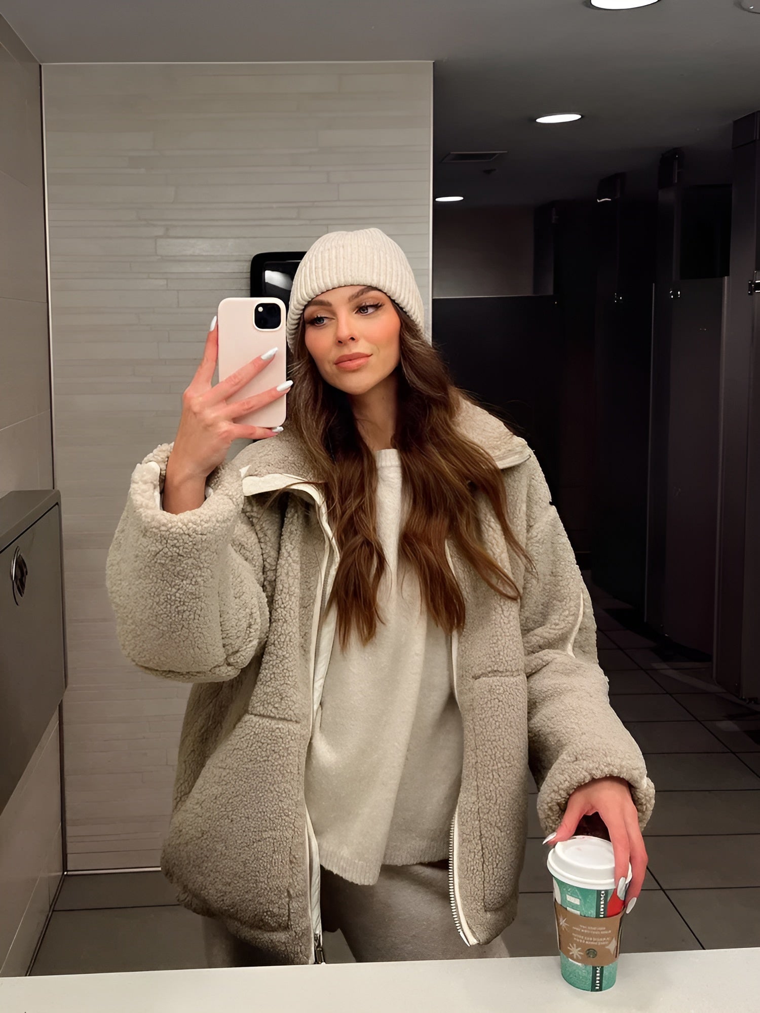 Clydie | Veste Sherpa Douce et Stylée