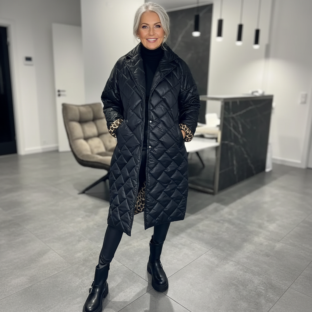 Kensington Luxe™ | Timeless Reversible Quilted Coat