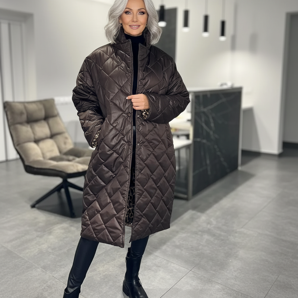 Kensington Luxe™ | Timeless Reversible Quilted Coat