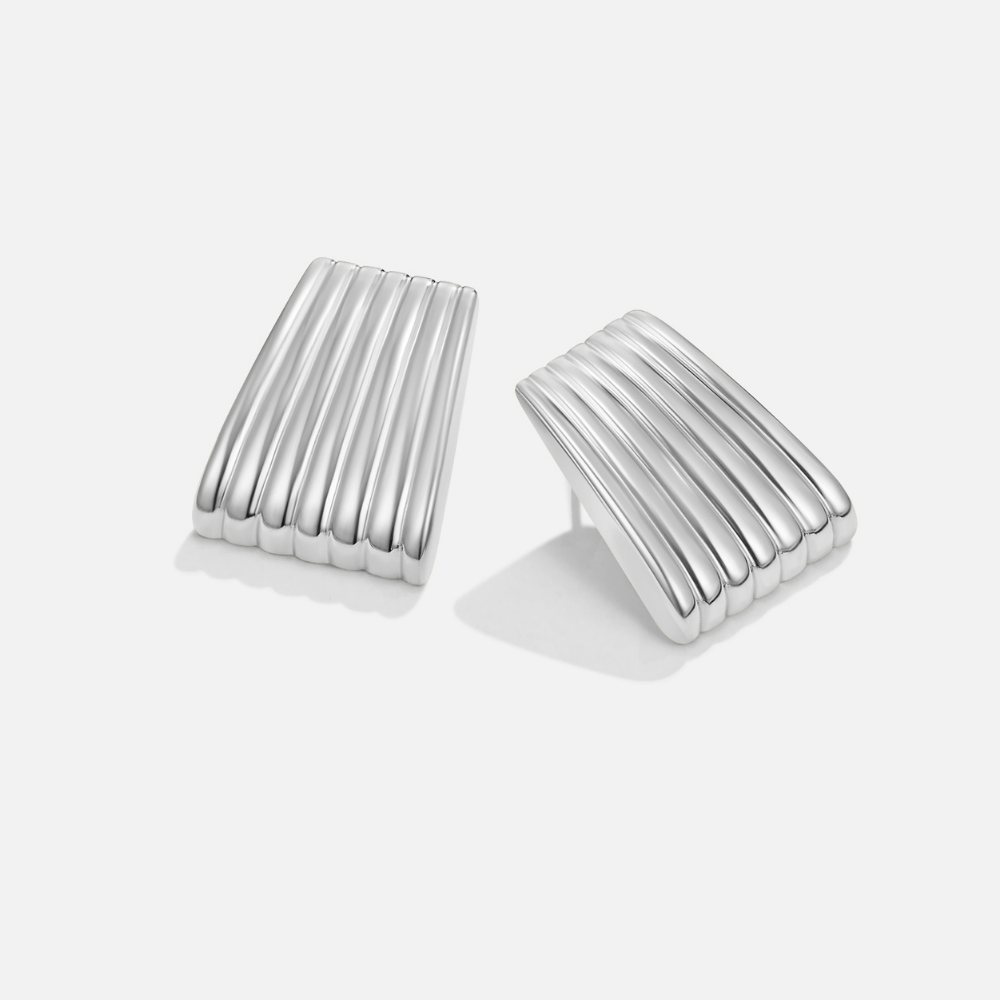 Boucles d'oreilles Nova en argent