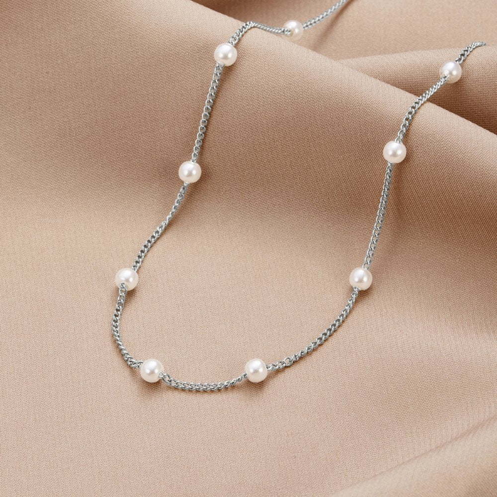 Collier en perles Nura en argent