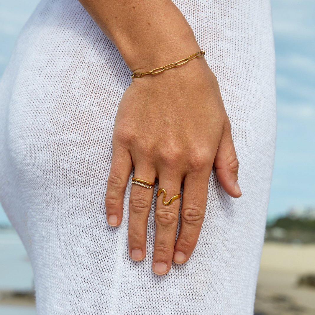 Bracelet Clip Or