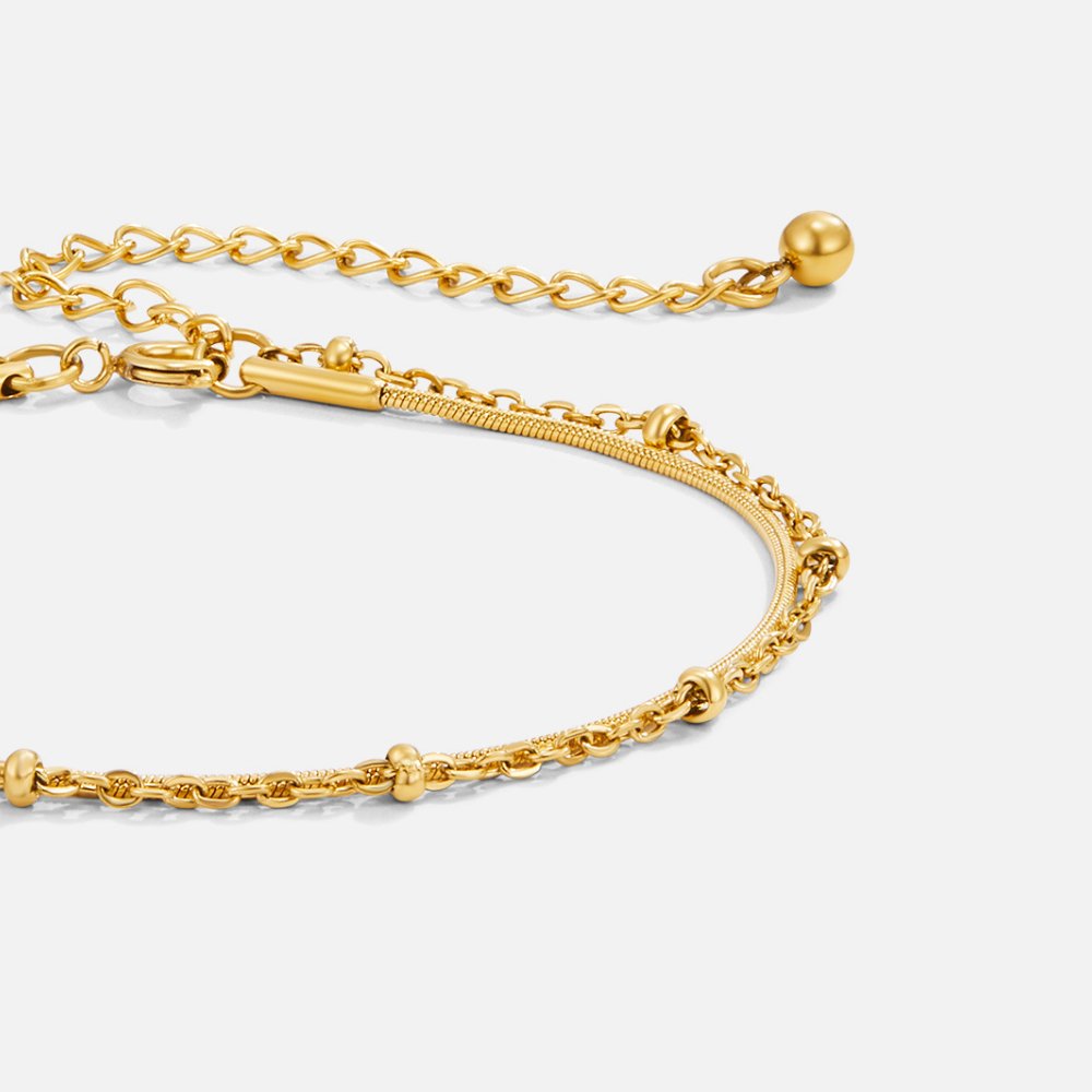 Bracelet Superposé en Or Pia
