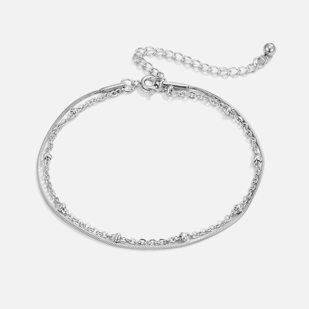 Bracelet Empilé en Argent Pia
