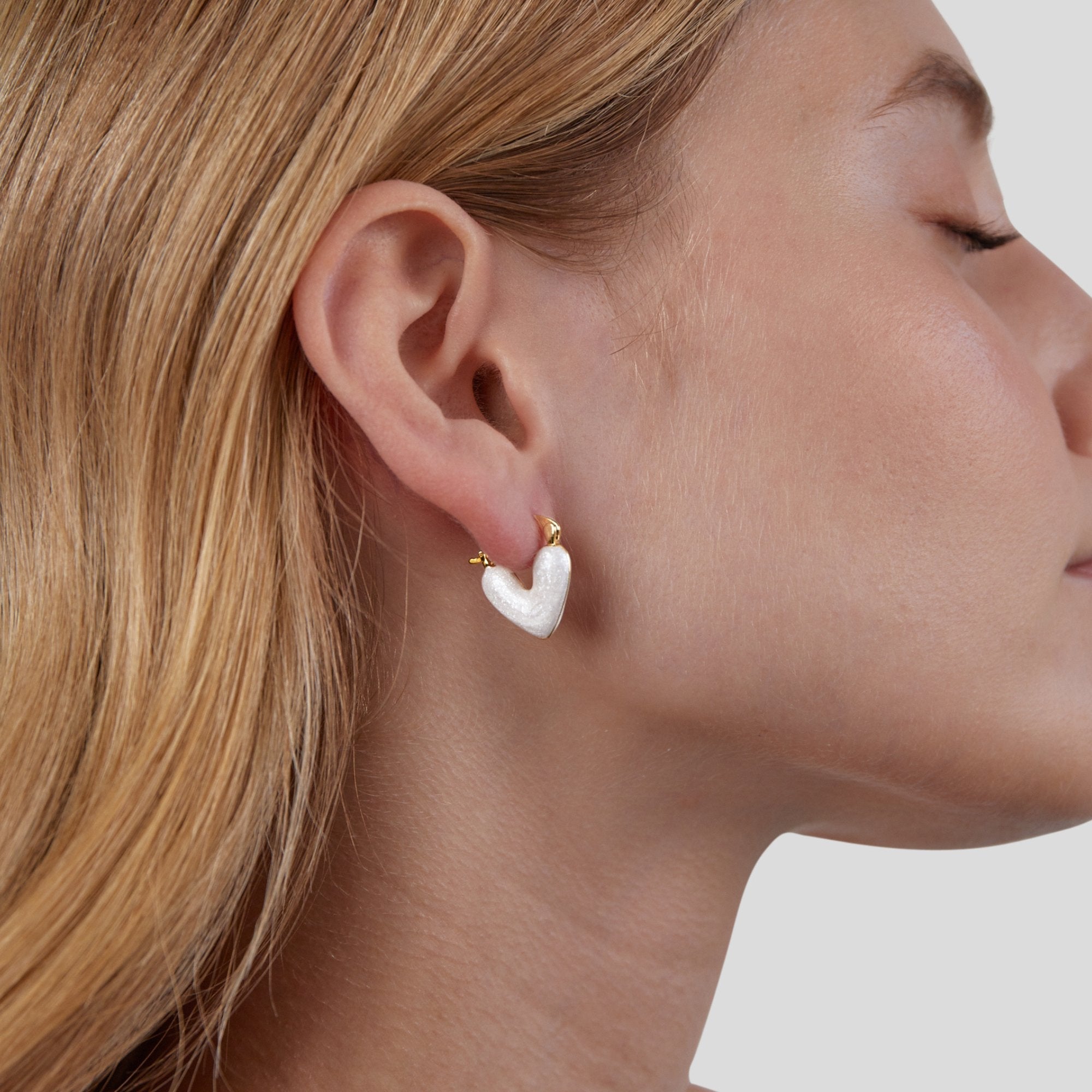 Boucles d'oreilles Cœur Pur