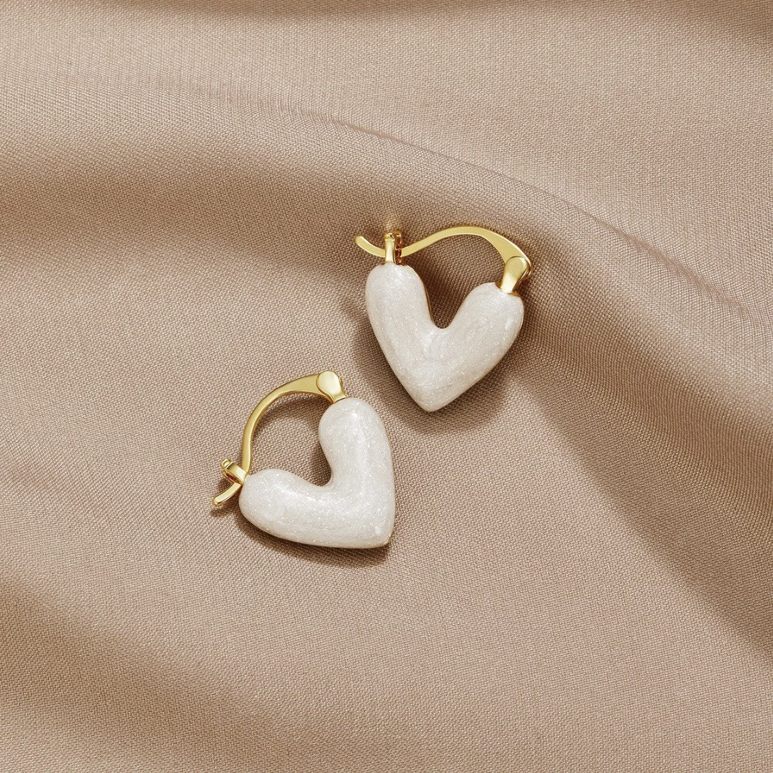 Boucles d'oreilles Cœur Pur