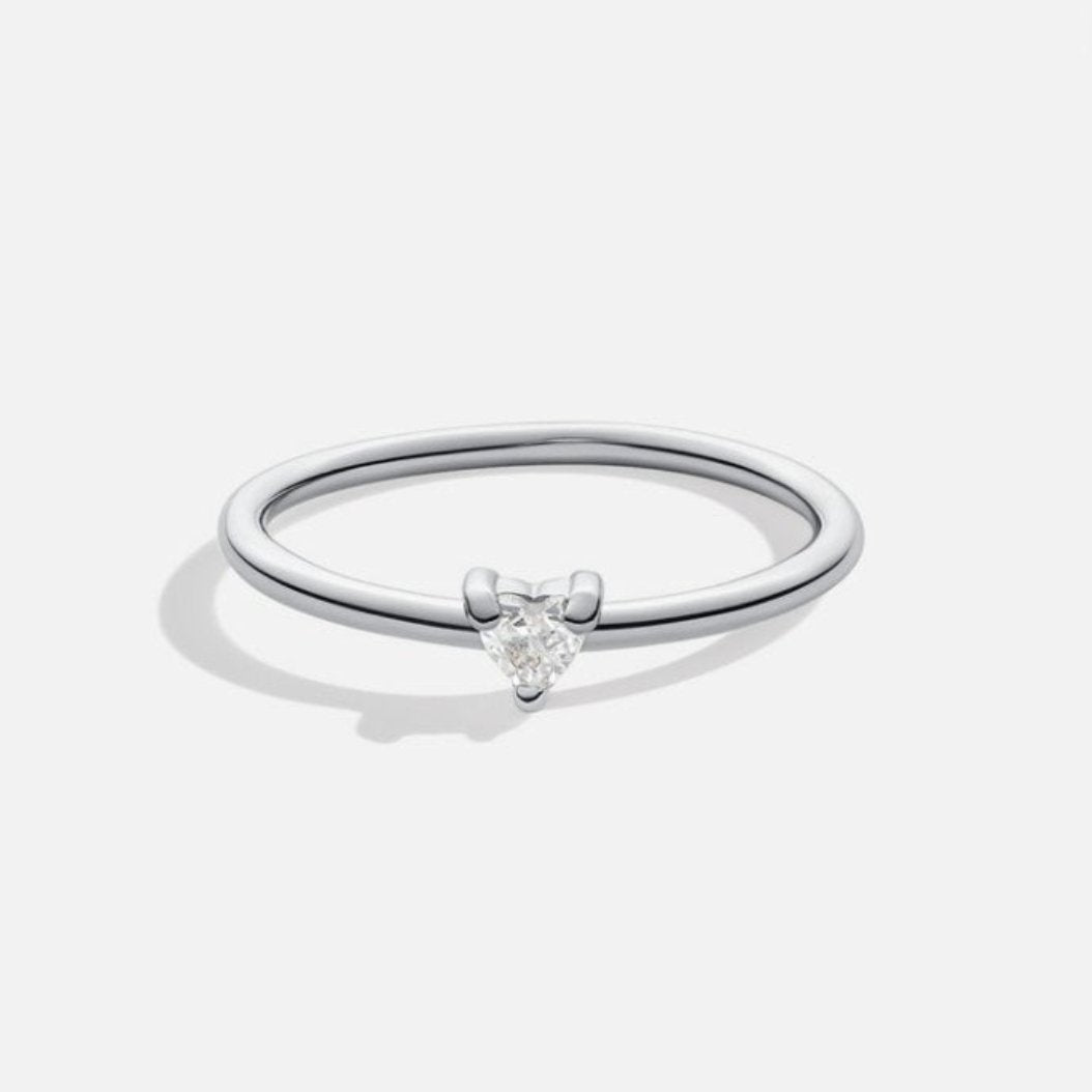 Bague Cœur en Cristal 'Petit Amour'