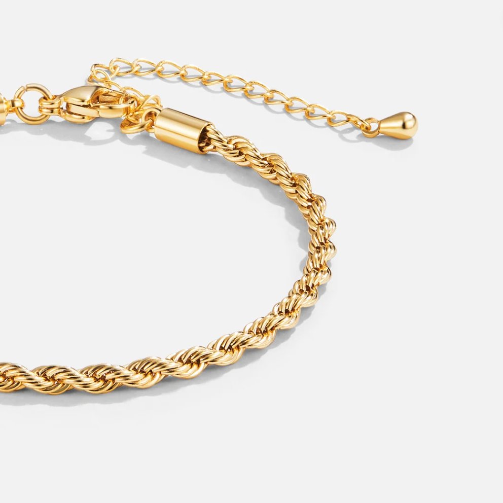 Bracelet Chic en Or Tordu
