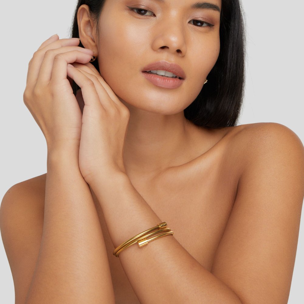 Bracelet en Or Torsadé