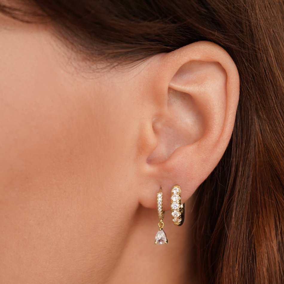 Boucles d'oreilles en cristal premium